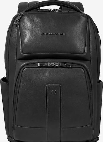 Piquadro Backpack 'Carl ' in Black: front