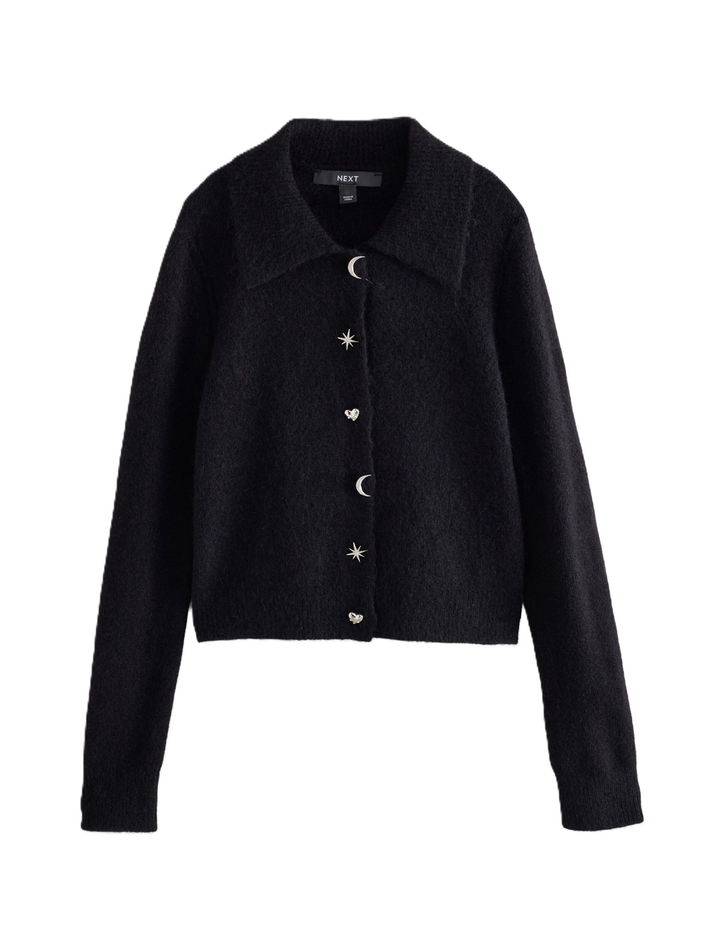 Next Strickjacke in Schwarz: Vorderseite