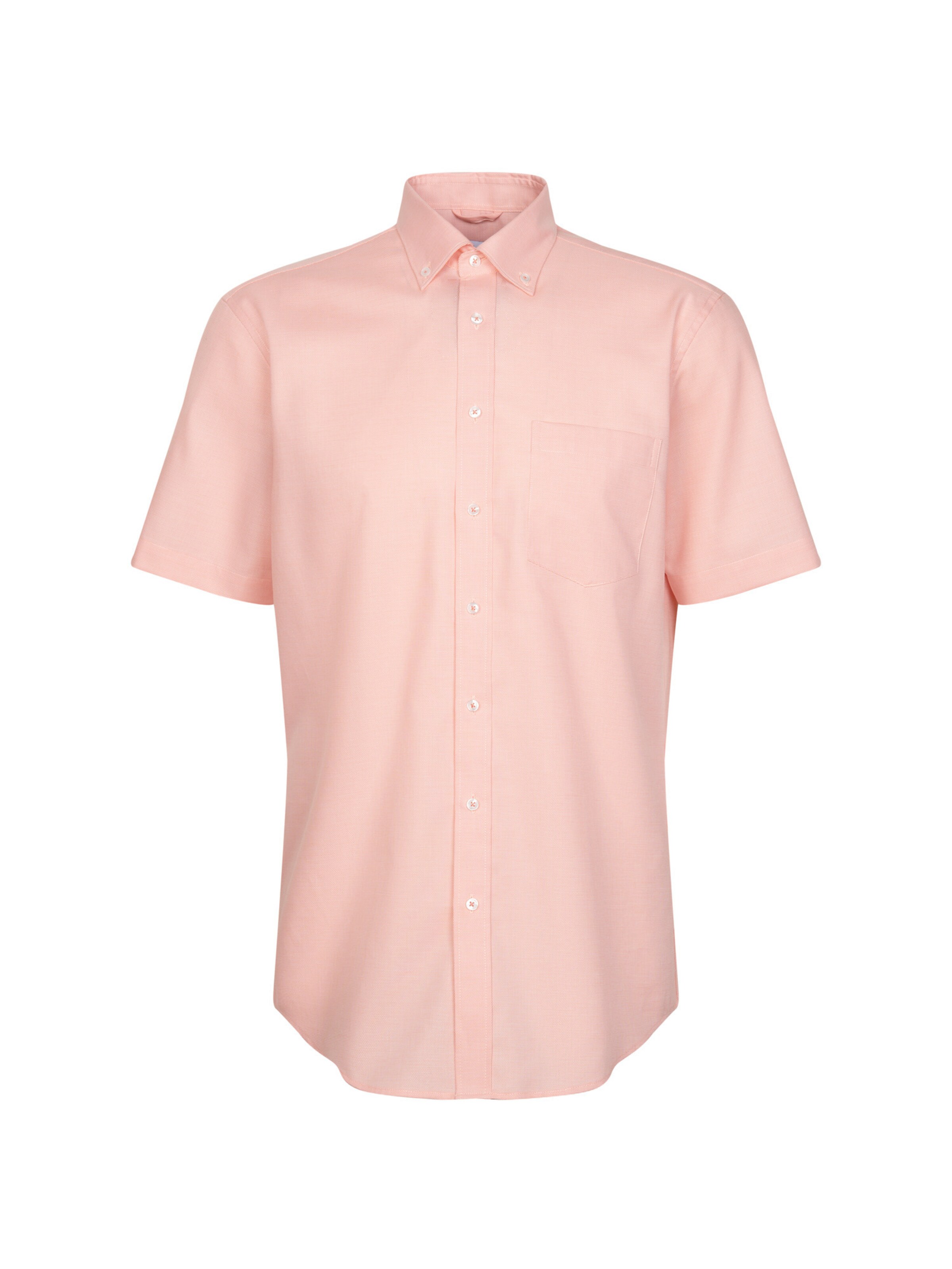 SEIDENSTICKER Regular fit Business shirt in Orange: front