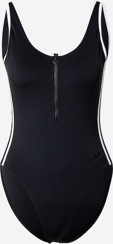 Bustieră Costum de baie întreg 'SWIMSUIT PB' de la ADIDAS ORIGINALS pe negru: față