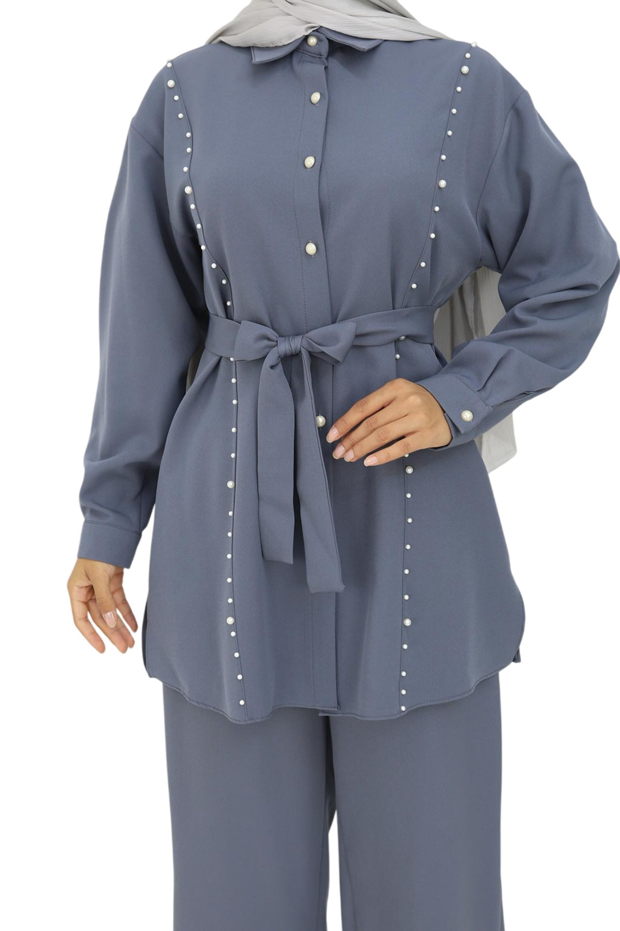 MODAMIHRAM Hosenanzug in Grau