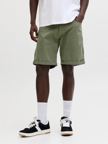 JACK & JONES Regular Shorts 'JPSTRICK DYLAN' in Grün: Vorderseite