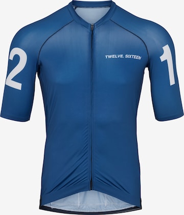 Twelvesixteen 12.16 Shirt 0154 Jersey S/S Pro Blue in Blauw: voorkant