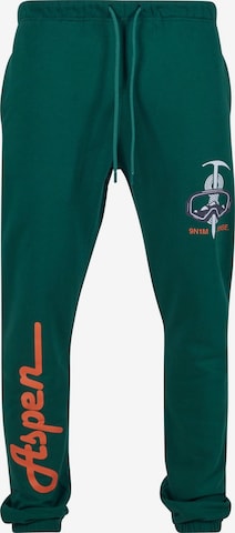 9N1M SENSE Loosefit Broek 'Aspen' in Groen: voorkant