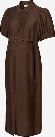 MAMALICIOUS Jurk 'MLYoline' in Bruin: voorkant