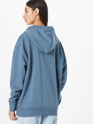 WEEKDAY Zip-Up Hoodie 'Alisa' in Blue