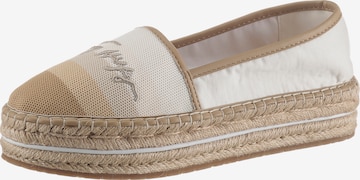 TOMMY HILFIGER Espadrillaer i beige: forside