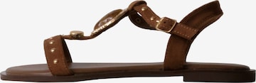 Sandales 'Joalice Riemchensandalen' Super Mode en marron : devant