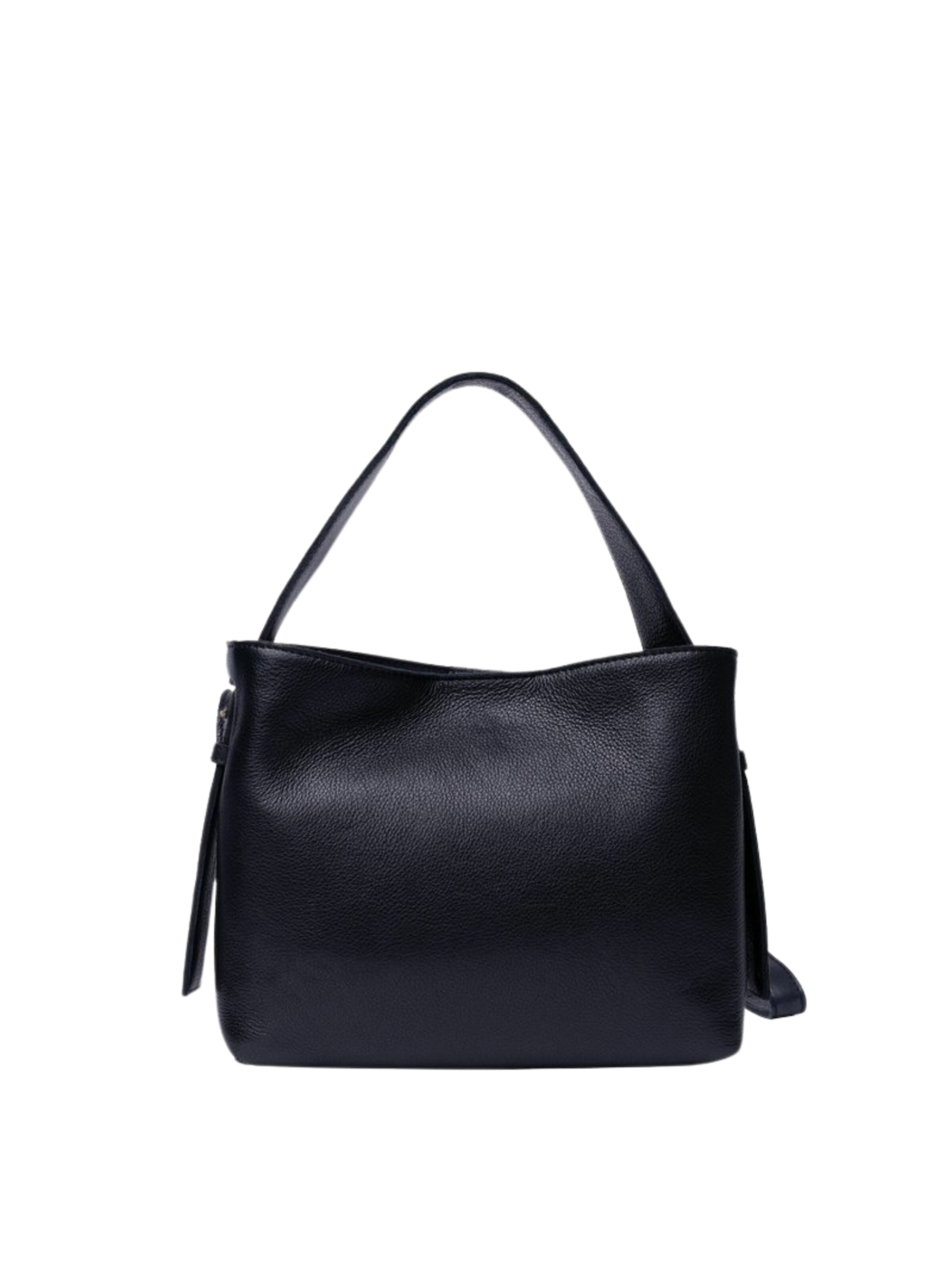 Cabas ' Naya ' RE:DESIGNED en noir : devant