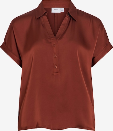 Chemisier 'VIEnna Ravenna' VILA en rouge : devant
