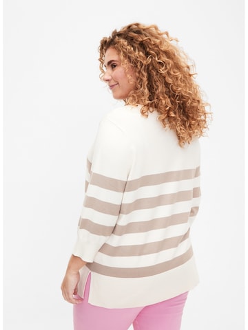 Zizzi - Jersey 'Mcarrie' en beige