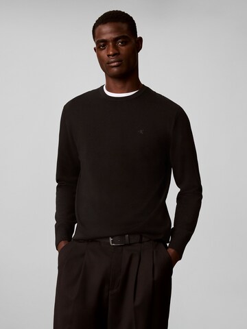 Calvin Klein Regular Pullover in Schwarz: Vorderseite