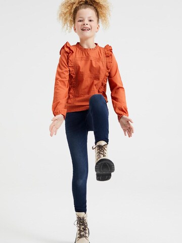 Camicia da donna di WE Fashion in arancione
