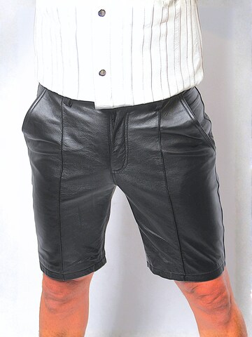 Be  Noble Regular Bandplooibroek in Zwart