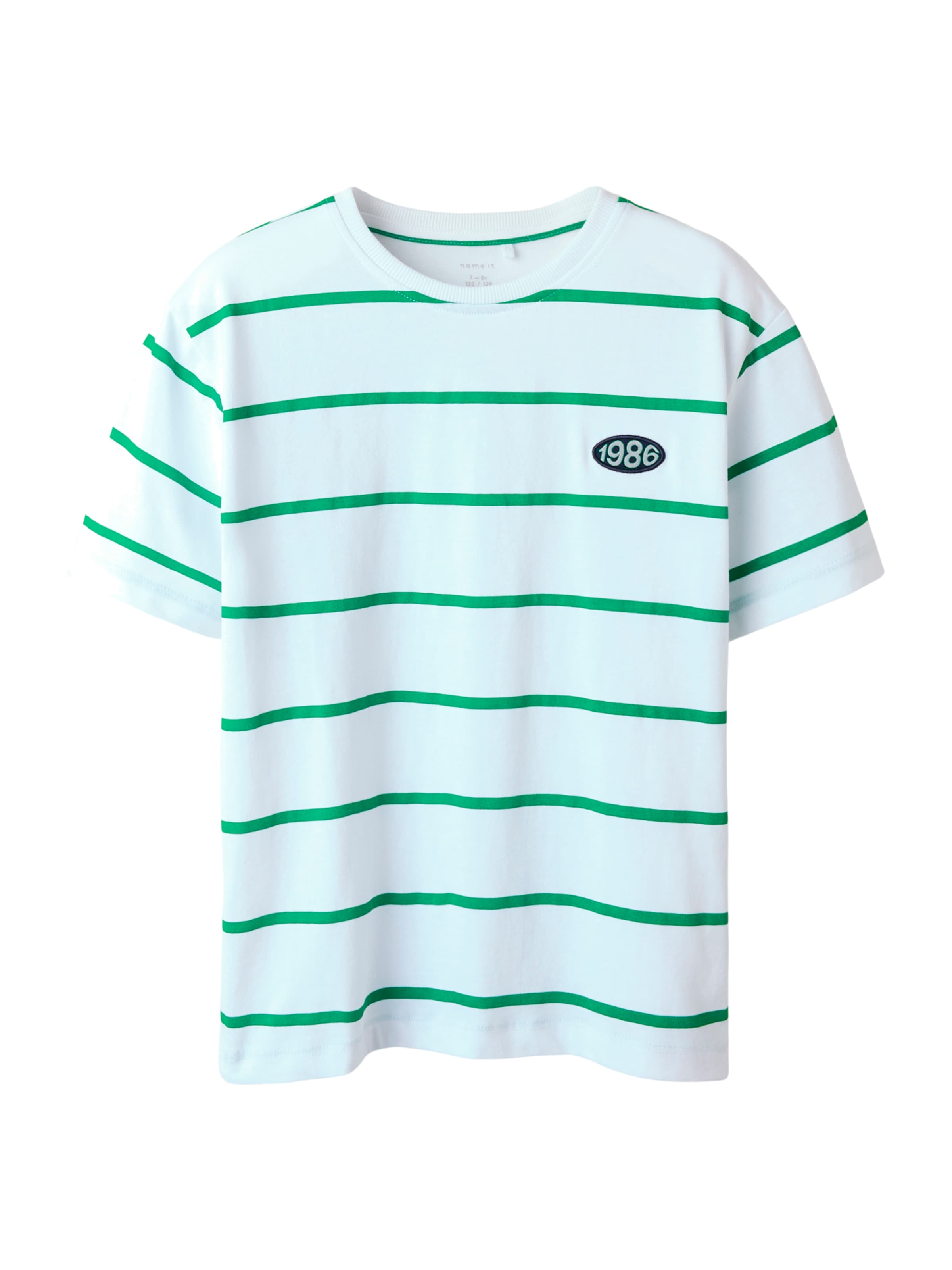 NAME IT Μπλουζάκι 'NKMFRITZ' σε λευκό: μπροστά