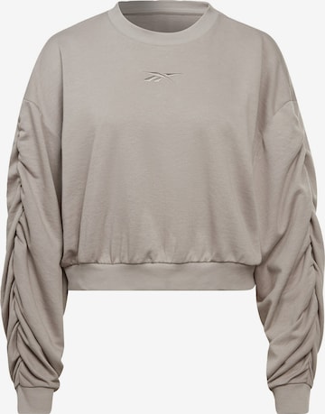 Reebok Sport Athletic Sweatshirt in Grey: front