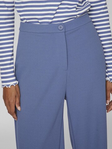 VILA Wide leg Broek in Blauw