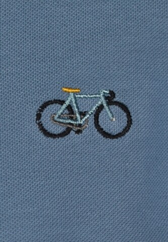 GREENBOMB Shirt 'Bike Vintage' in Blue