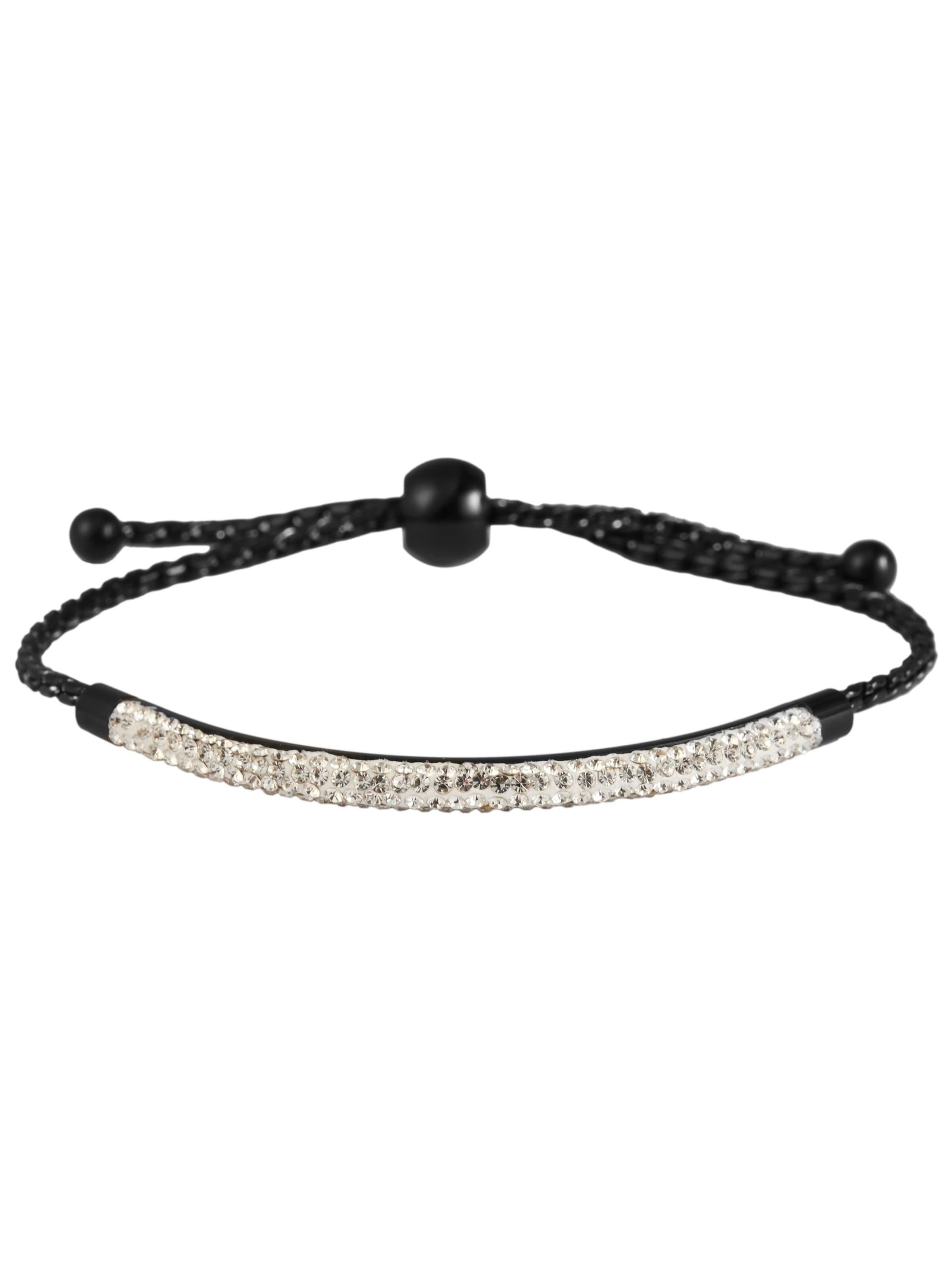 Akzent Bracelet 'Inna, langlebig' in Black: front