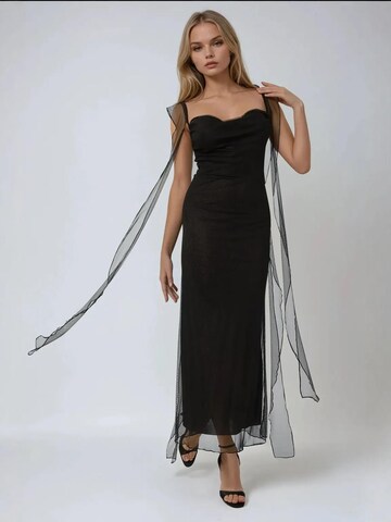 Hiccup Evening Dress in Black