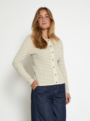 DESIRES Strickjacke 'Henrie' in Grün: Vorderseite
