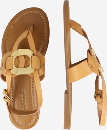 See by Chloé T-bar sandals 'CHANY' in Brown