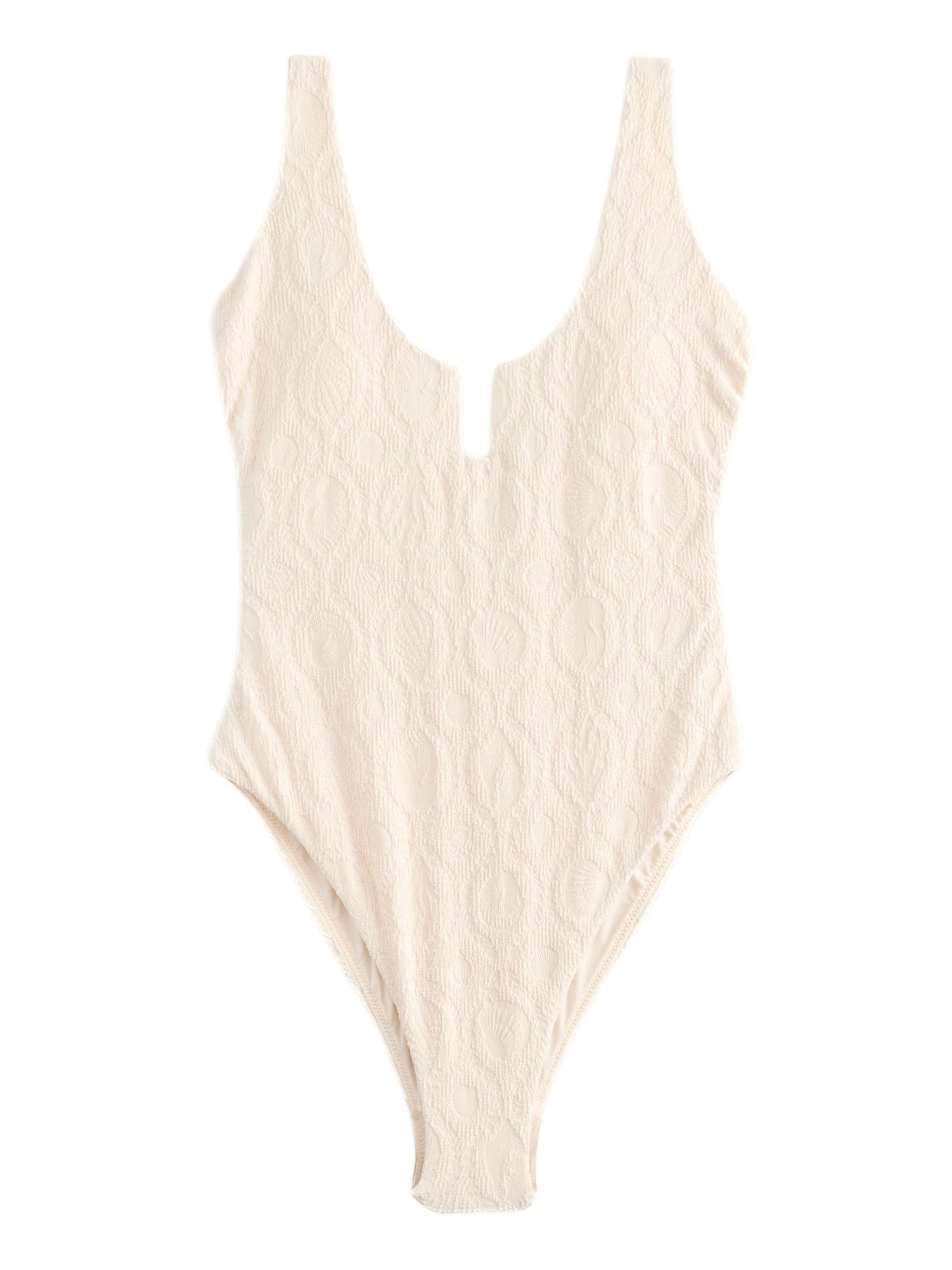 Next Korzet Jednodielne plavky - Béžová: predná strana