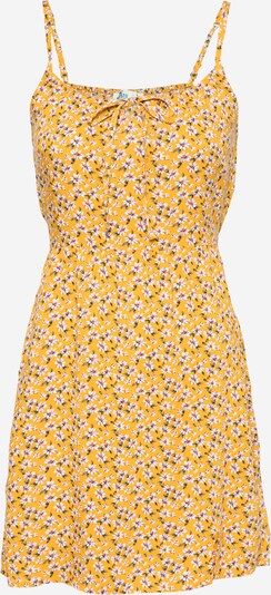 HOLLISTER Robe d’été en jaune / vert / blanc, Vue avec produit