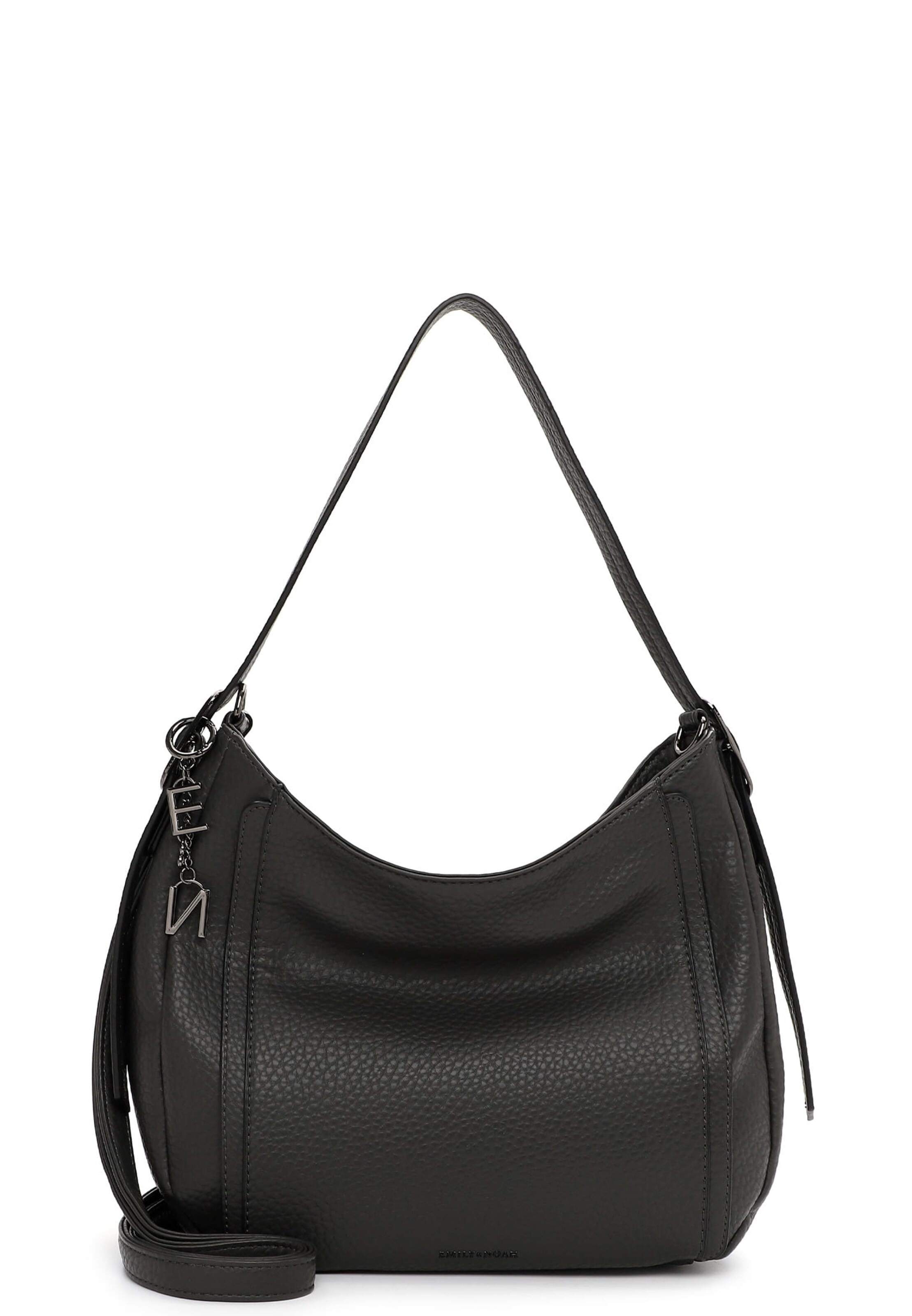 Emily & Noah Schoudertas 'Harleen' in Zwart: voorkant