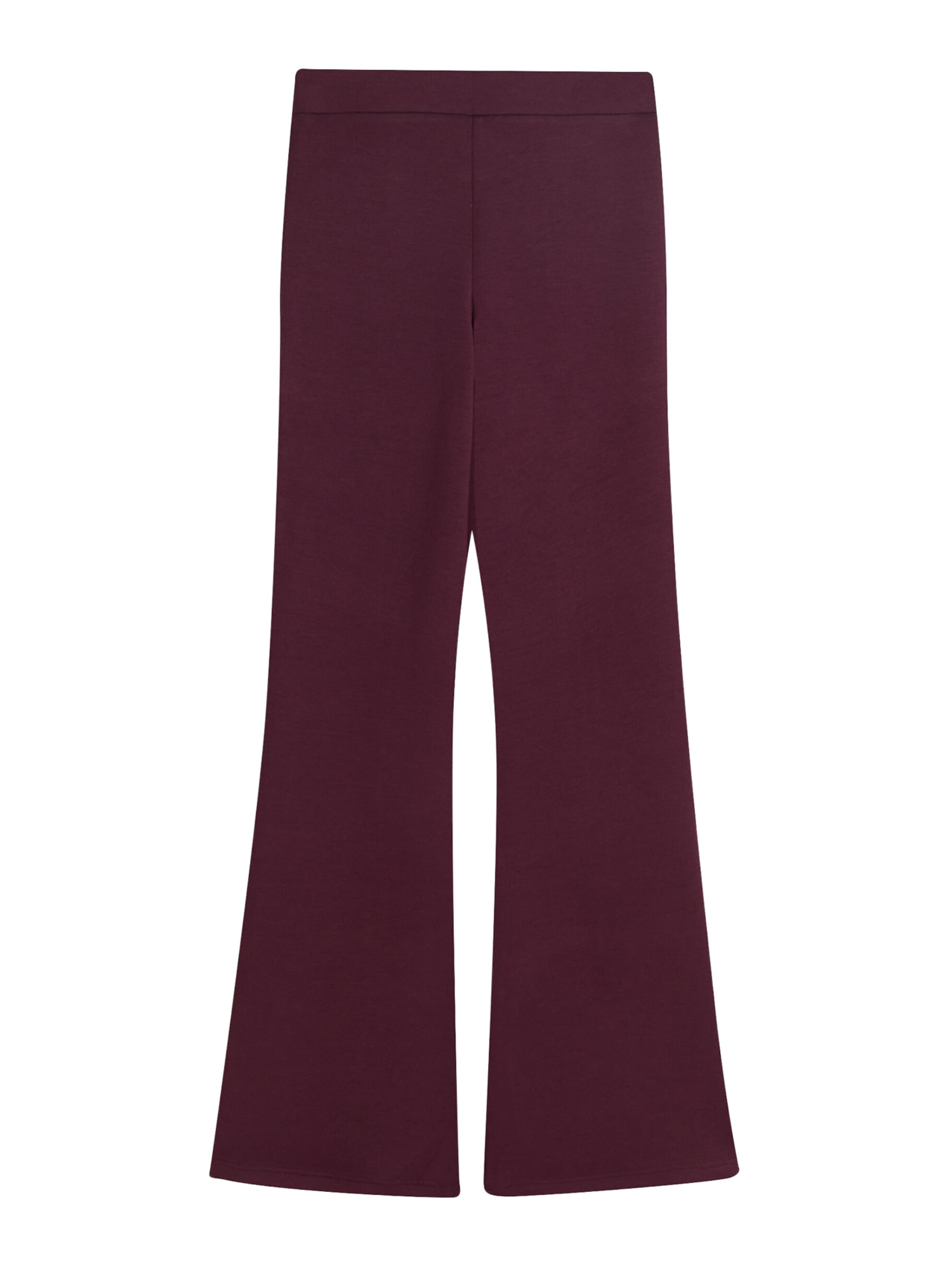 Bershka Rozšírený strih Nohavice - Červená: predná strana