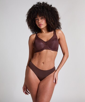 Hunkemöller T-shirt BH 'Nina' in Bruin