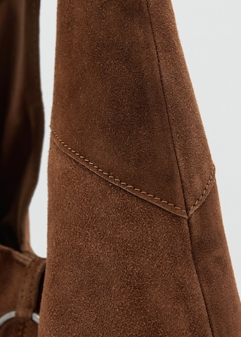 MANGO TEEN Schultertasche 'Safari' in Braun