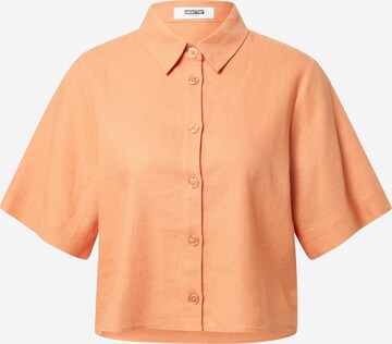 ABOUT YOU Limited Blouse in Oranje: voorkant