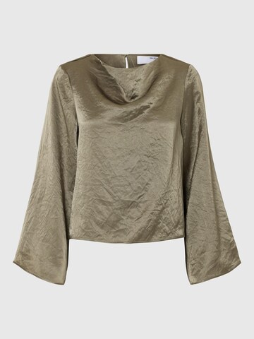 SELECTED Bluse i grøn: forside