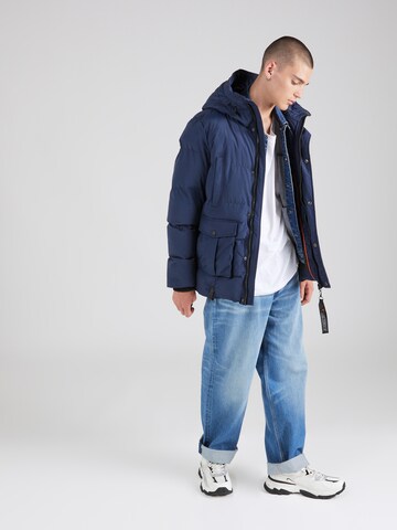 Geacă de iarnă 'Stacks' de la INDICODE JEANS pe albastru
