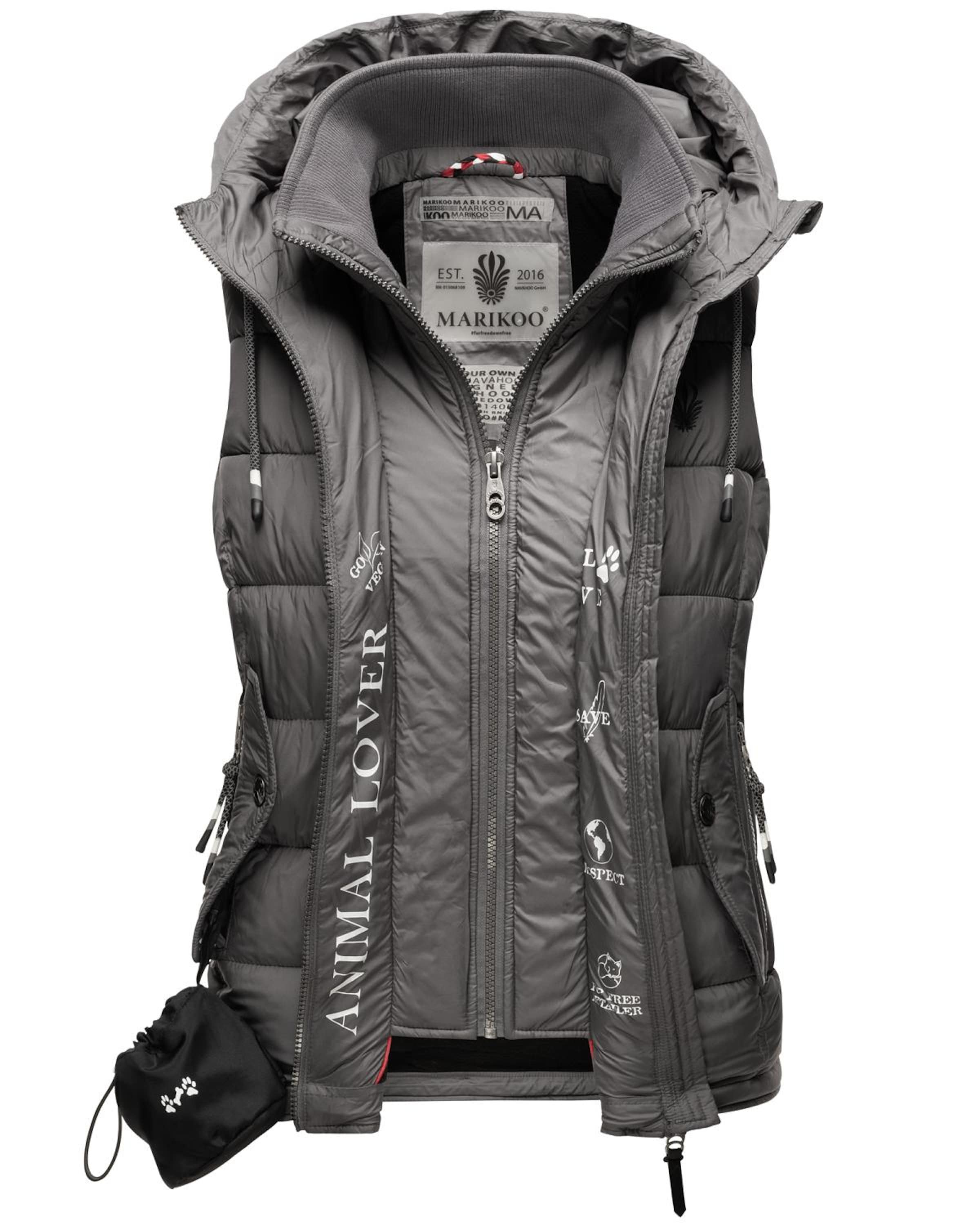 MARIKOO Vest 'Taisaa' in Grey