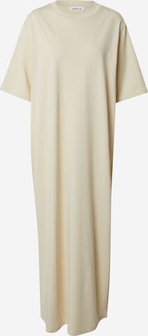 EDITED Oversized jurk 'Myha' in Beige: voorkant