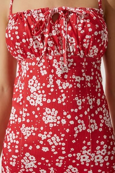 Happiness İstanbul Vestido de verano en 36 en rojo / blanco, Vista del producto