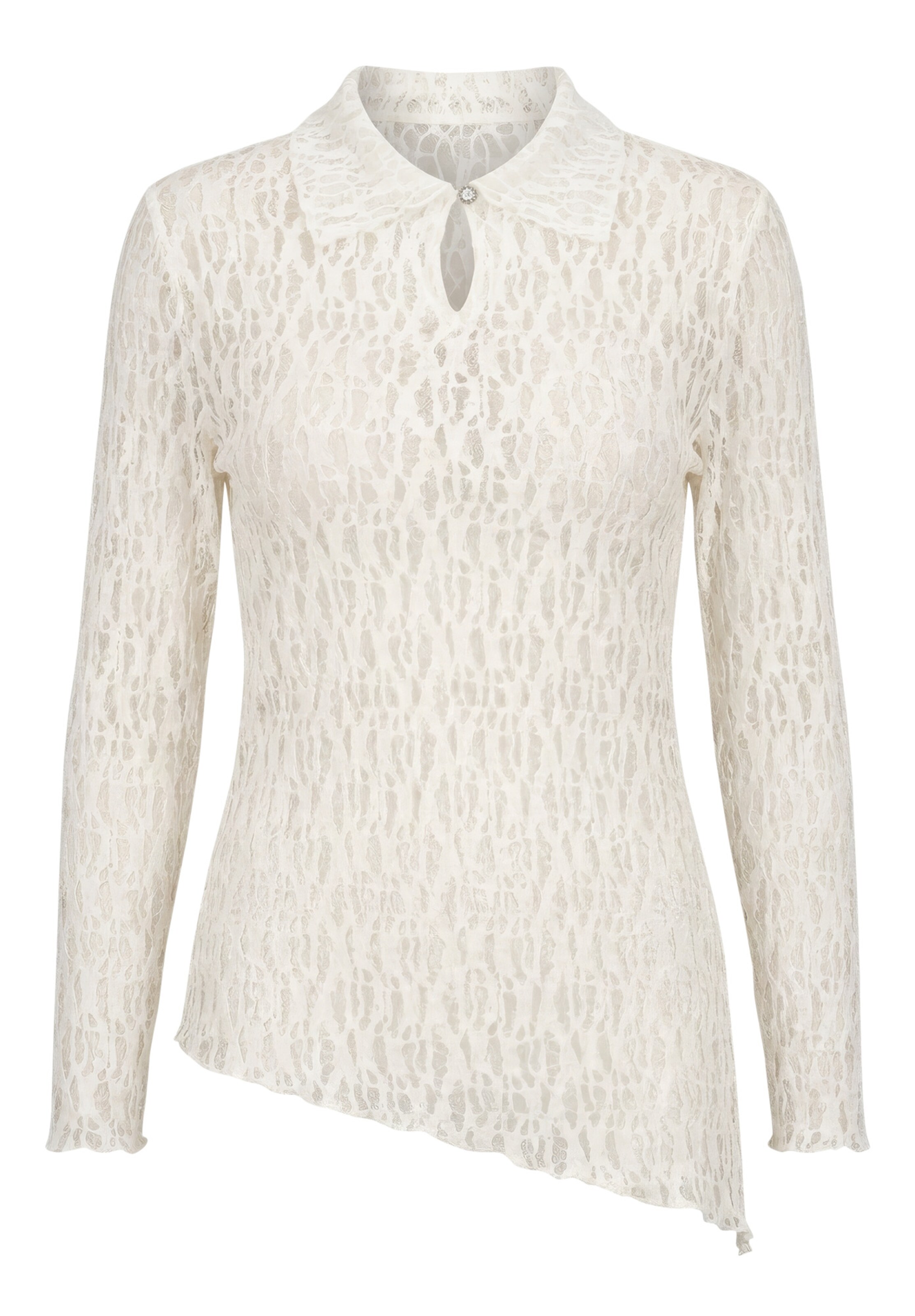 Cartoon Shirt in Beige: front