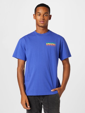 DEUS EX MACHINA Shirt 'Reservoir' in Blauw: voorkant