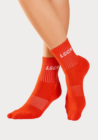 LSCN by LASCANA Къси чорапи в червено