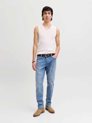JACK & JONES Tapered Jeans 'JJIMike JJOriginal' i blå