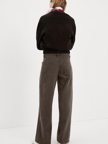 MANGOWide Leg/ Široke nogavice Traperice 'RACHEL' - smeđa boja