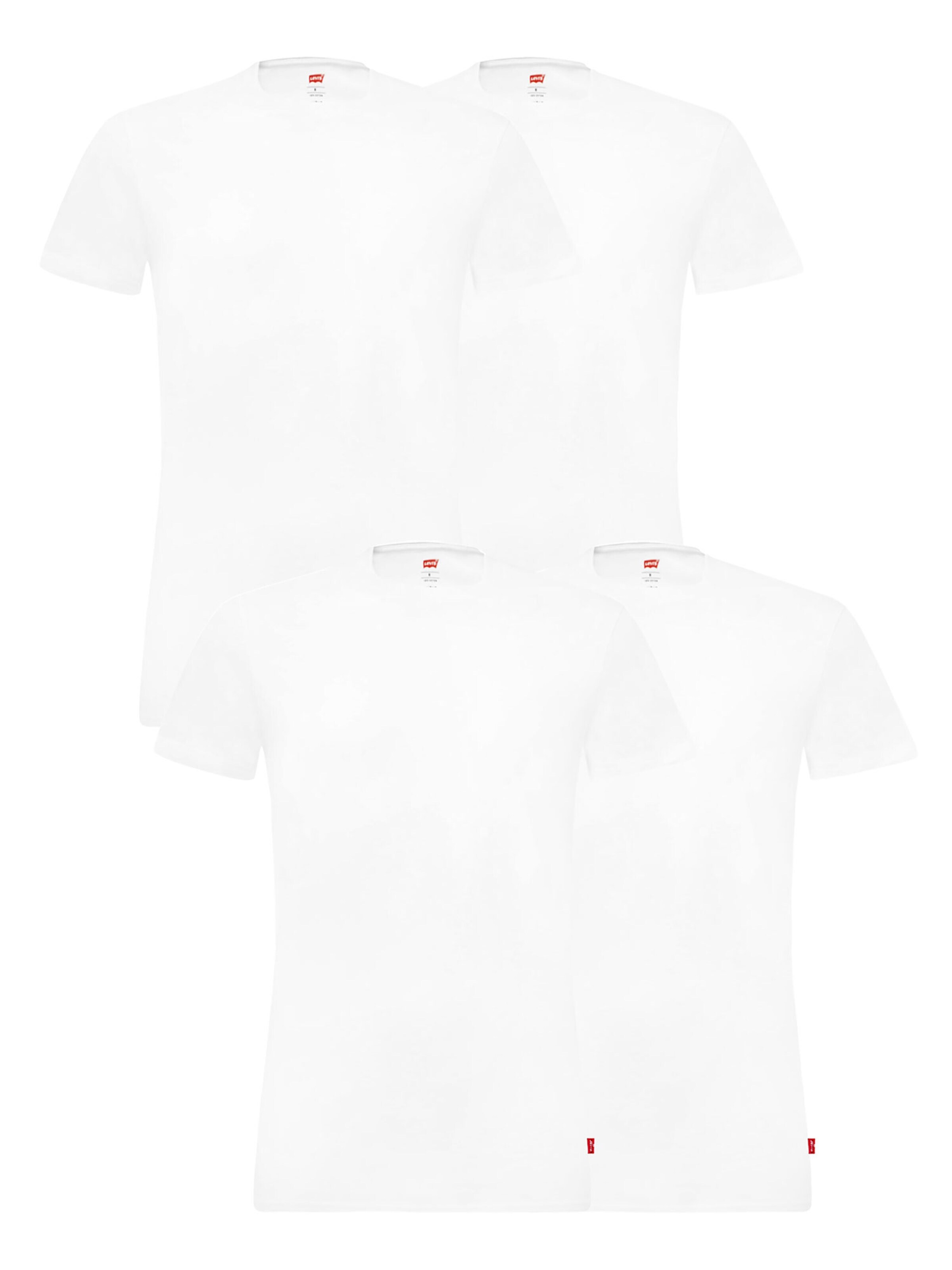 LEVI'S ® Shirt '4er Pack Crew Neck T-Shirts'‌‌‌‌‌‌‌‌‌‌ in Weiß: Vorderseite