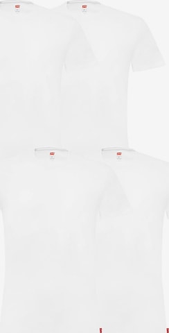 LEVI'S ® Shirt '4er Pack Crew Neck T-Shirts' in Weiß: Vorderseite