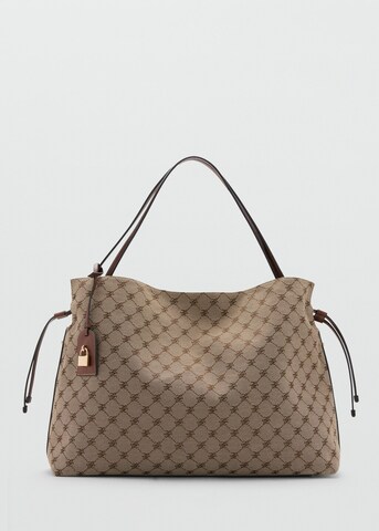 MANGO Shopper in Braun