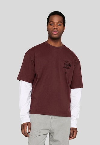 T-Shirt 'Jaxon' ROCAWEAR en rouge : devant