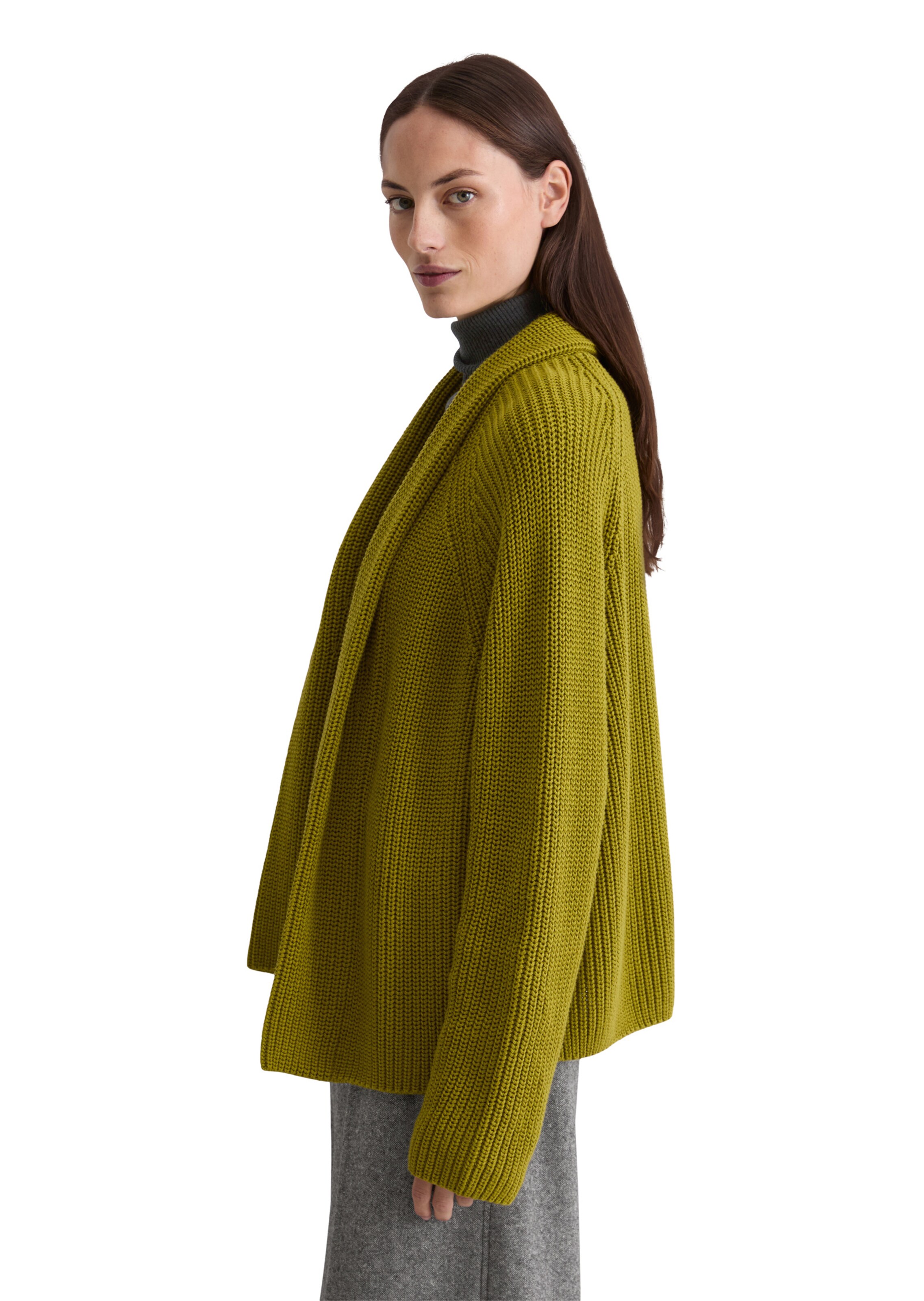 Marc O'Polo Вязаная кофта в Зеленый