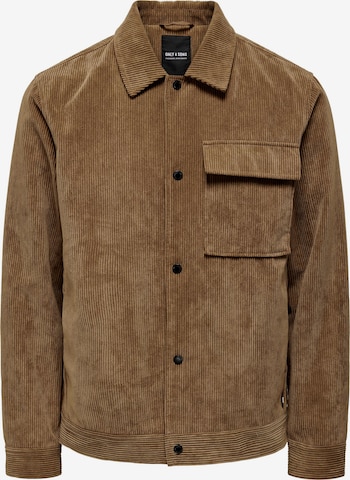 Only & Sons Between-Season Jacket 'Hydra' in Brown: front