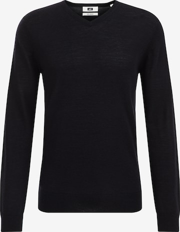 WE Fashion Sweater in Black: front